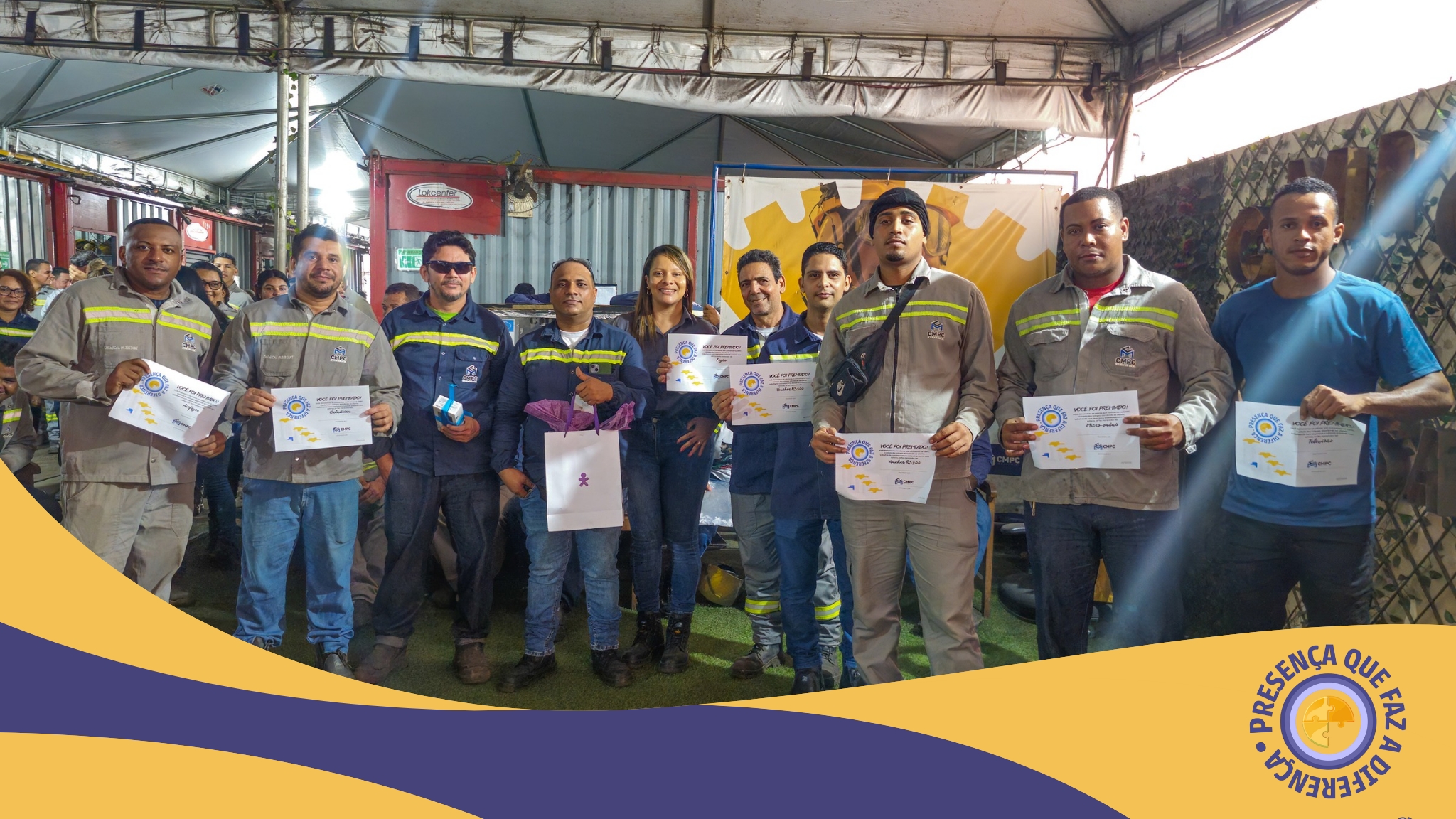 Show de prêmios na entrega do Overhaul da Caldeira 21